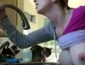 The most amazing bigtits boltonwife standing doggystyle
