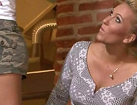 Old mom seduces will not hear of son's girl