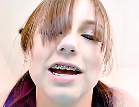 Cute virgin teen with braces luna bright and her virgin huge cock boyfriend fuck