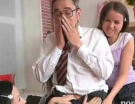 Exact schoolgirl was teased with the addition of banged away from her aged teacher