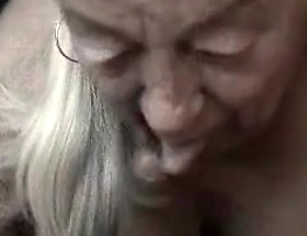 Crazy Homemade coupler with Grannies, Blowjob scenes