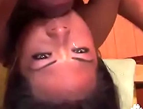 Nyomi zen sticks a cock balls deep down her throat