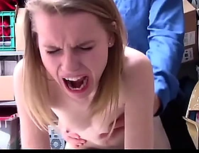 Horny big dick glue office-holder used a scared blonde skinny teen as his own sex doll she gets fucked hard on the go aboard just about missionary position - catarina petrov