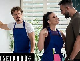 PURE TABOO House Cleaner Alison Rey Flirts With Rich Customer Will Pounder In Dissimulate Of Her Husband