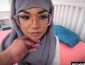 Cute muslim teen screwed by her classmate