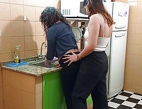 Horny in the kitchen