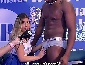 Shaira Psychosex is surprised by the BBC of her dreams on Juan Bustos Podcast