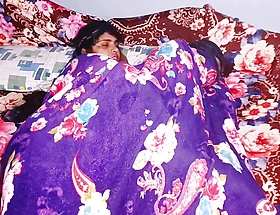 Desi stepmom and stepson bed shering.telugu dirty talks.