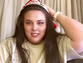 BBW Masturbating till Quivering Orgasm via holidays
