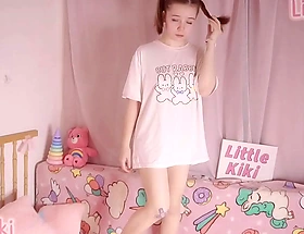 LITTLE thing DAUGHTER caught thing DADDY watching TABOO PORN, and wanted to do the same