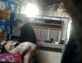 Chinese old man fucking and cumshot TWO Paired