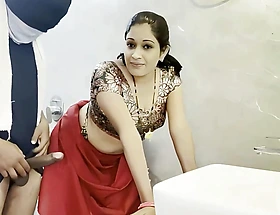 Stepmom Fucking in move the bowels while standing not far from her legs raised on washbasin