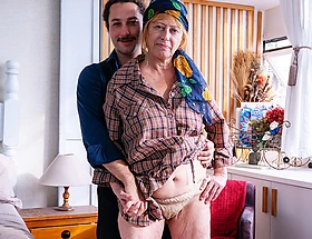 first anal sex with a ugly granny