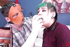 Hot punk inclusive with bubble-butt receives a permanent anal castigation